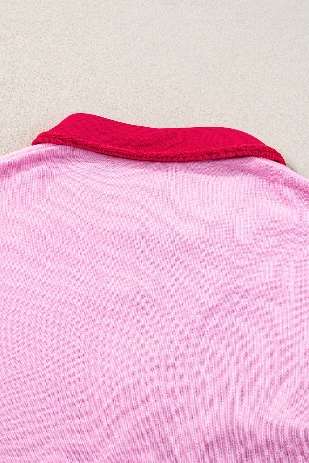 Pink Stripe Colorblock Patchwork Short Sleeve T Shirt Dress Pink Stripe Colorblock Patchwork Short Sleeve T Shirt Dress - Image 8