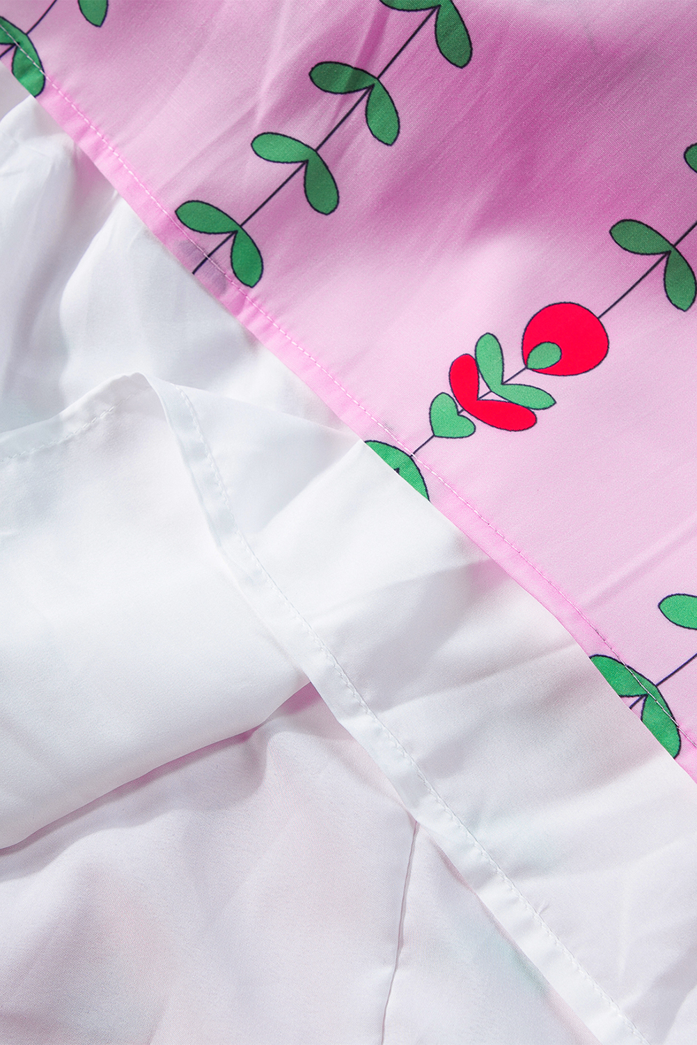 Pink Printed Smocked Tiered Maxi Skirt Pink Printed Smocked Tiered Maxi Skirt - Image 7