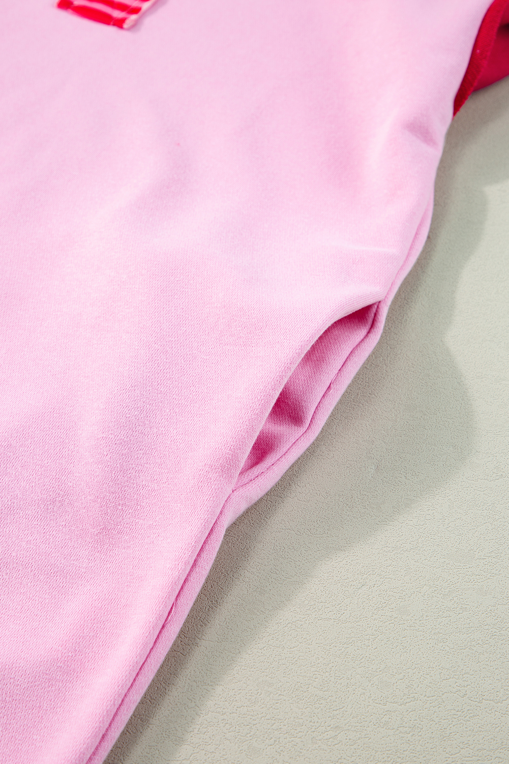 Pink Stripe Colorblock Patchwork Short Sleeve T Shirt Dress Pink Stripe Colorblock Patchwork Short Sleeve T Shirt Dress - Image 7
